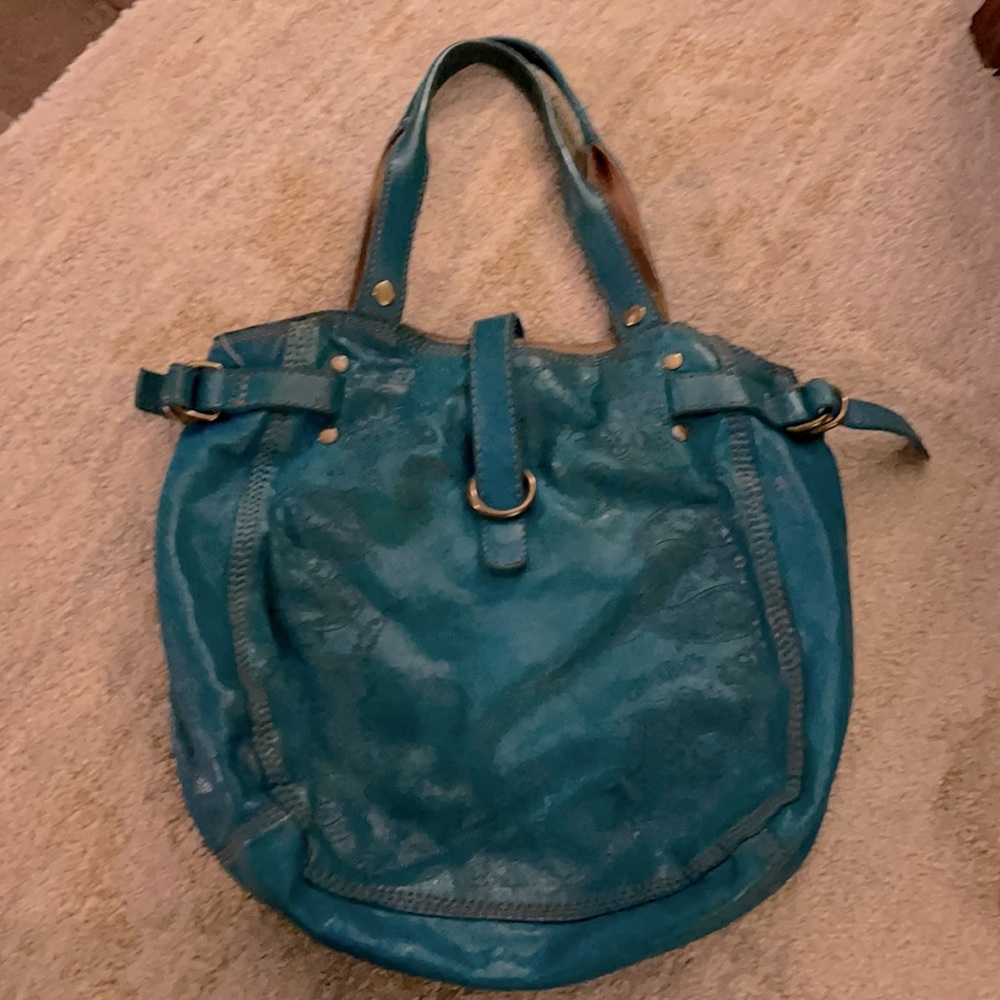Lucky Brand Turquoise Leather Purse